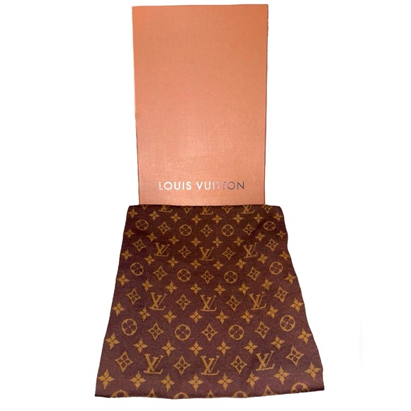246 Louis Vuitton LV Monogram Cashmere-Silk Blend Winter Scarf with Box - Picture 1 of 5